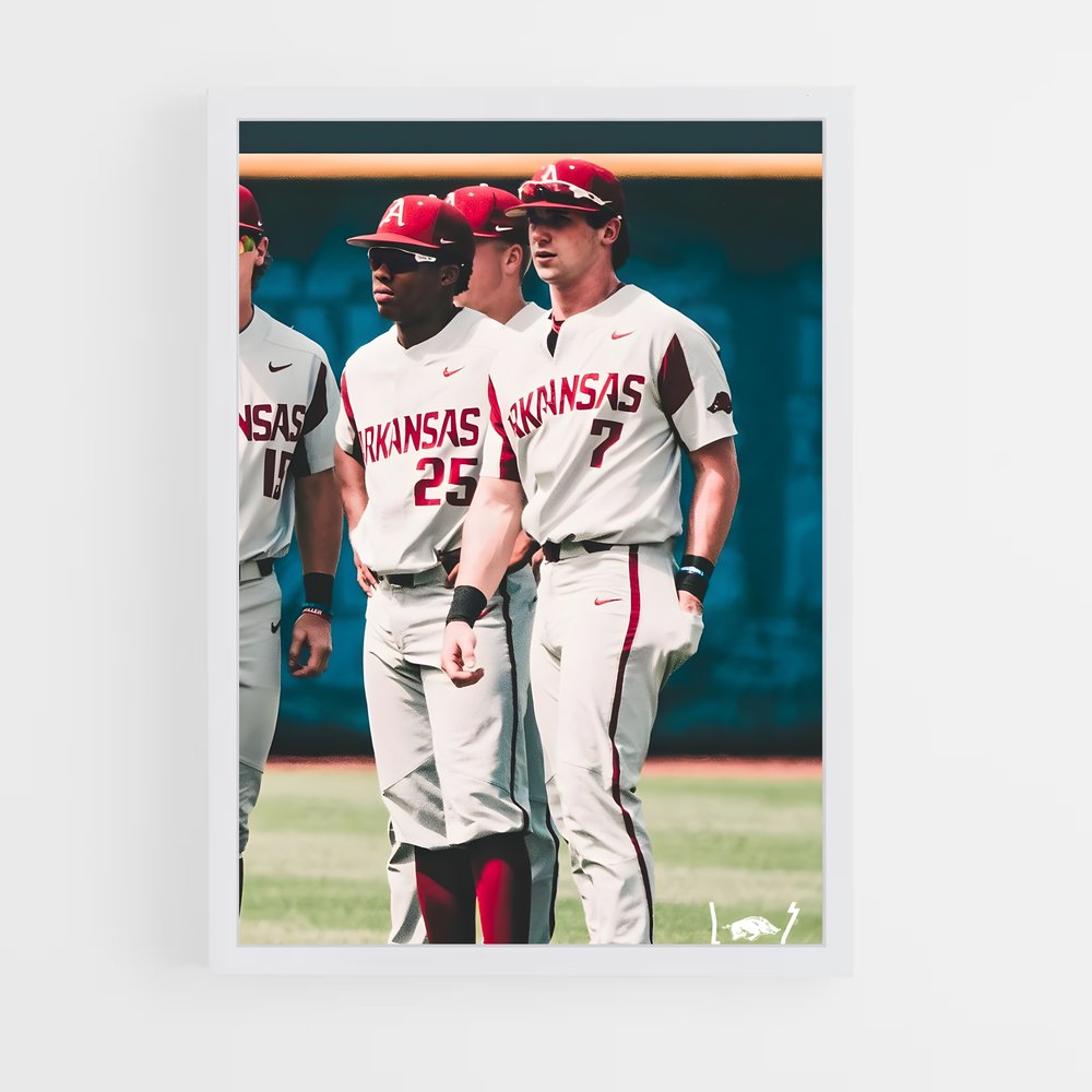 Poster Cayden wallace – affiche Baseball (vue 3)